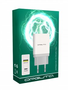 Орбита OT-APU57 Белый ЗУ с TYPE-C/USB (5В, 2400mA)